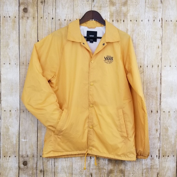 vans torrey jacket yellow